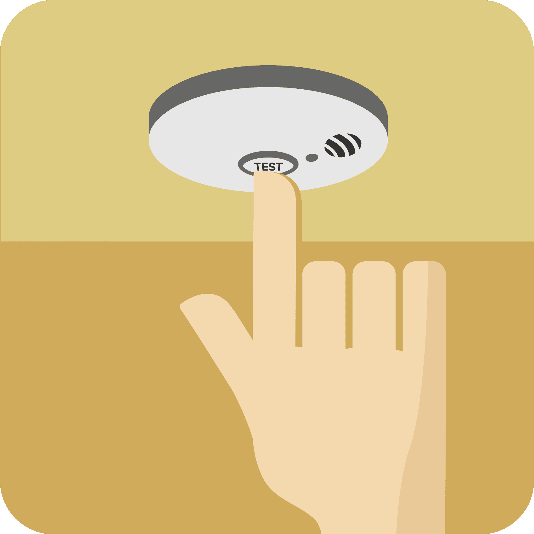 Smoke detector for fire prevention